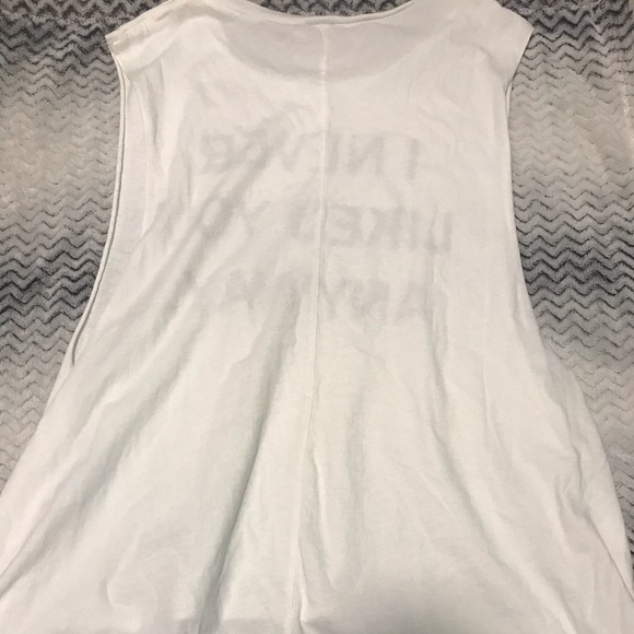 White Muscle Shirt - Picture 2 of 2